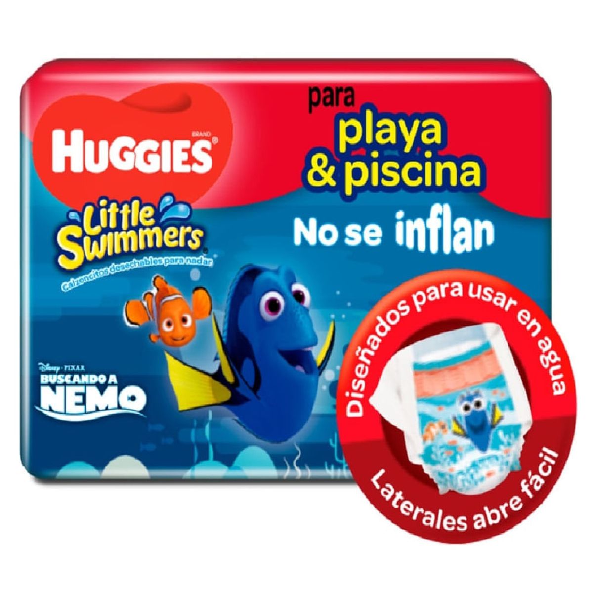 GENERICO - Pañal Huggies Little Swimmers Talla Grande L X 10und