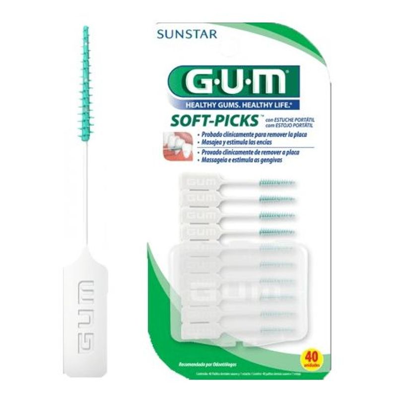 GUM - Palillos Gum Interdentales Softpick X 40