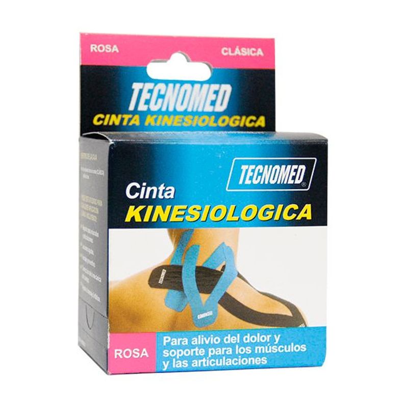 TECNOMED - Cinta Elastica Tecnomed Rollo Rosado X 5mt