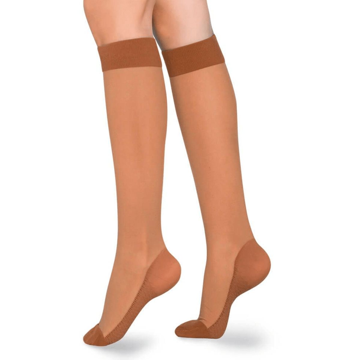 MEDIVARIC - Media Dama Rodilla 8-15 Mmhg Medivaric Transparente Talla M