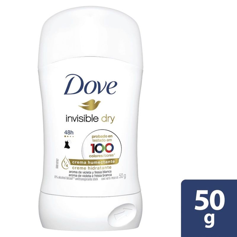 DOVE - Desodorante Dove Invisible Dry Barra X 50gr