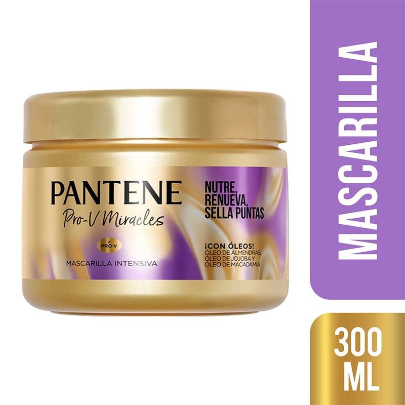 PANTENE - Mascarilla Pantene Pro-V Miracles Nutre Renueva X 300ml