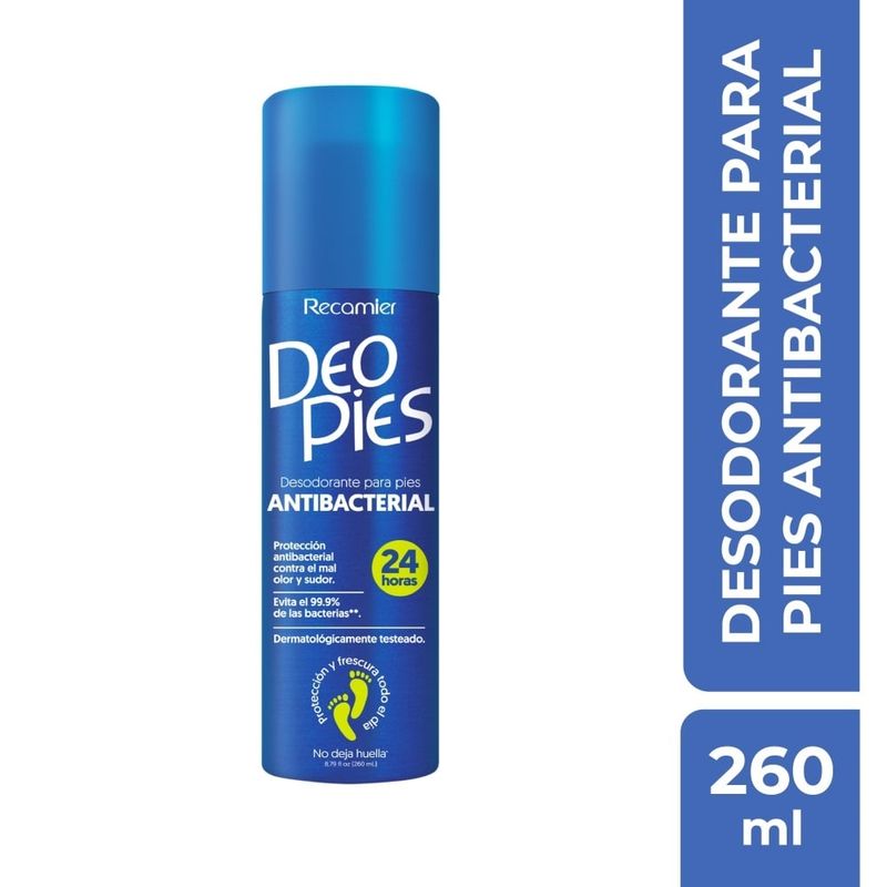 DEO PIES - Desodorante Deo Pies Antibacterial Spray X 260ml.---