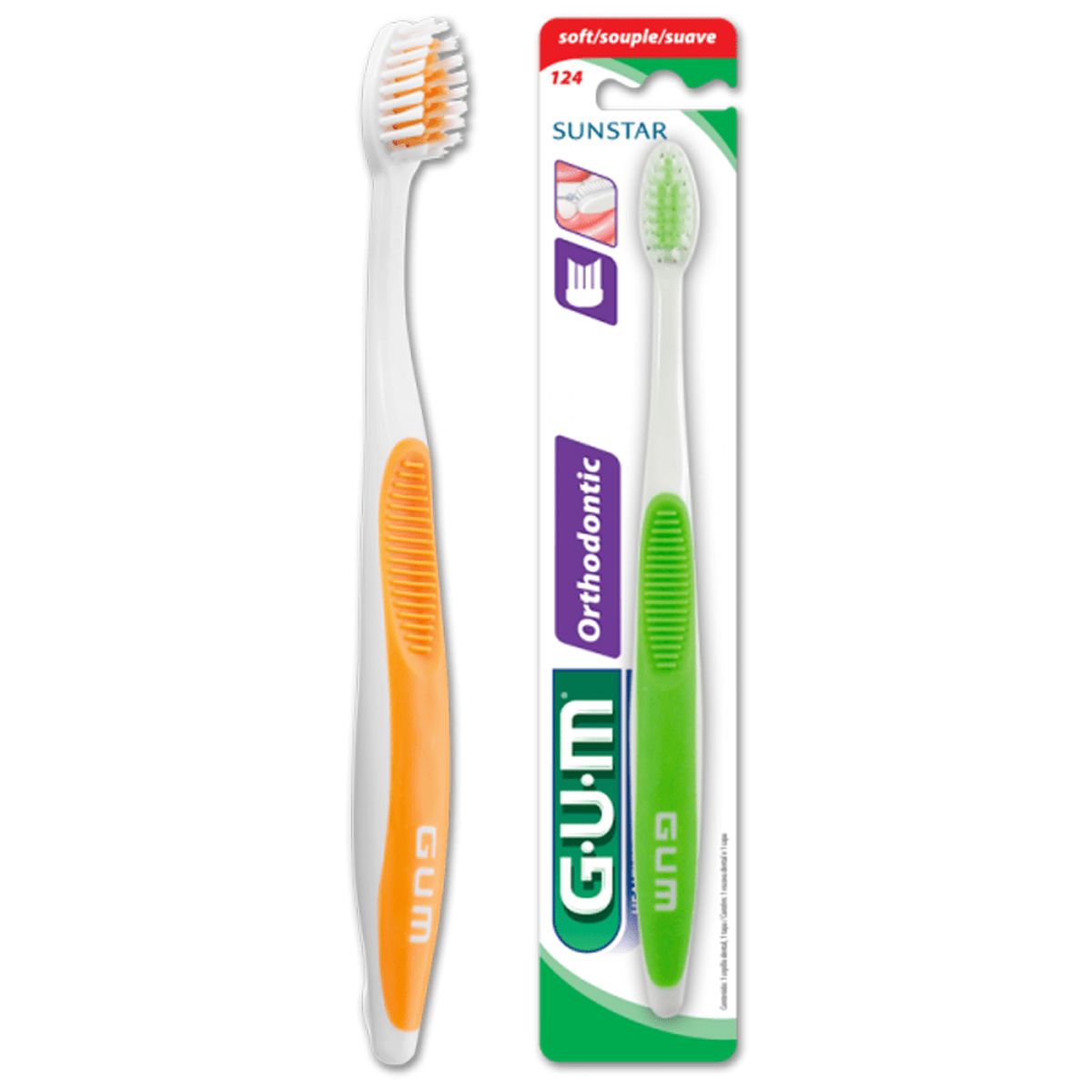 GUM - Cepillo Gum Ortodontico Normal