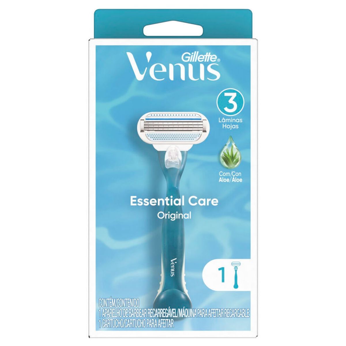 VENUS - Máquina De Afeitar Gillette Venus Pink + Repuesto Kit