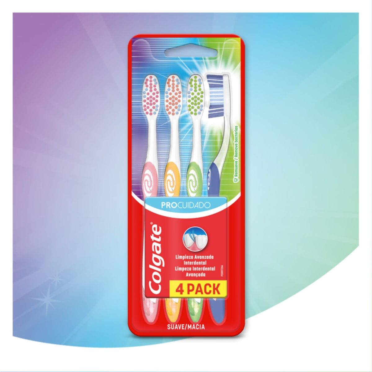 COLGATE - Cepillo Dental Colgate Pro Cuidado X 4und