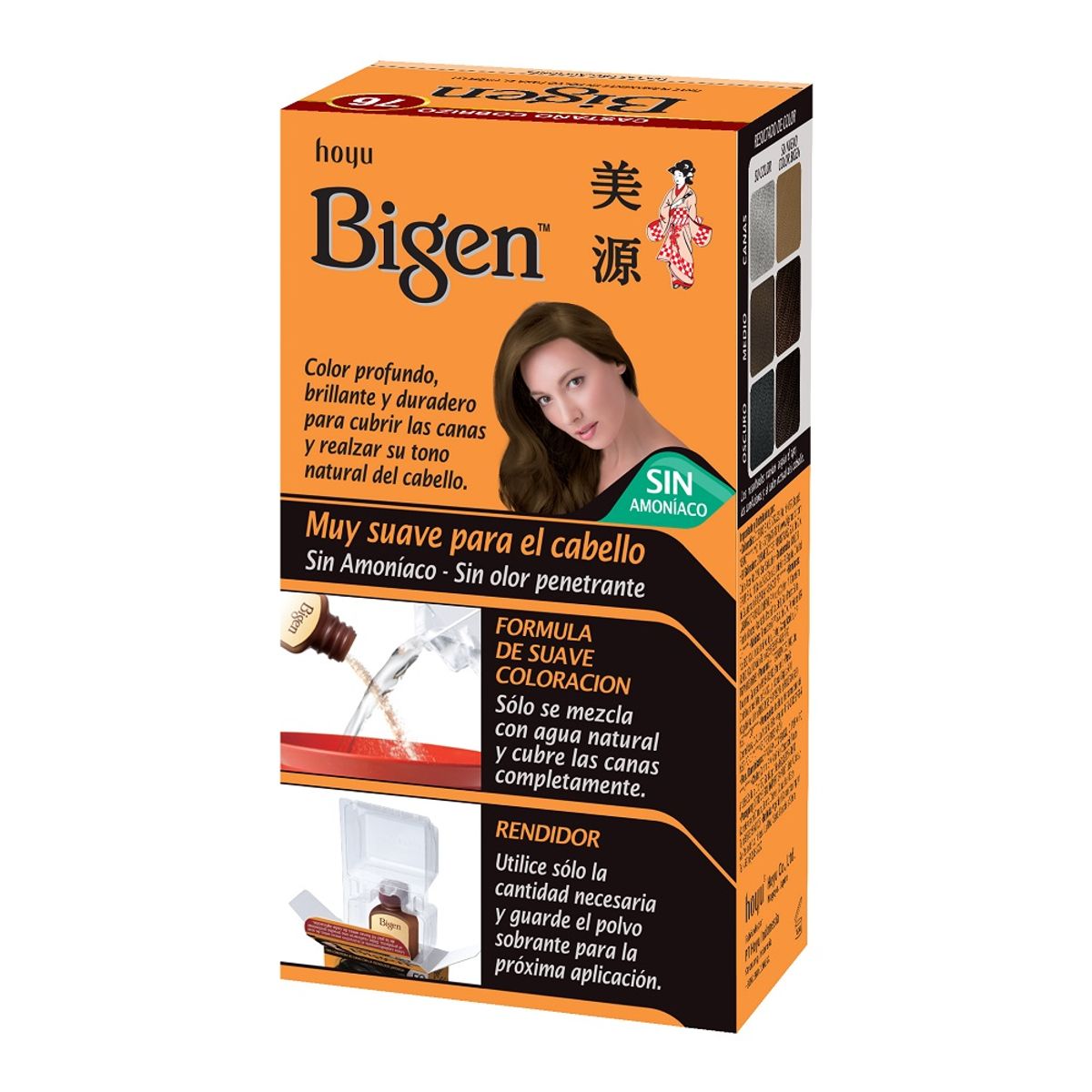 BIGEN - Tinte Bigen 76 Castaño Cobrizo X 6g