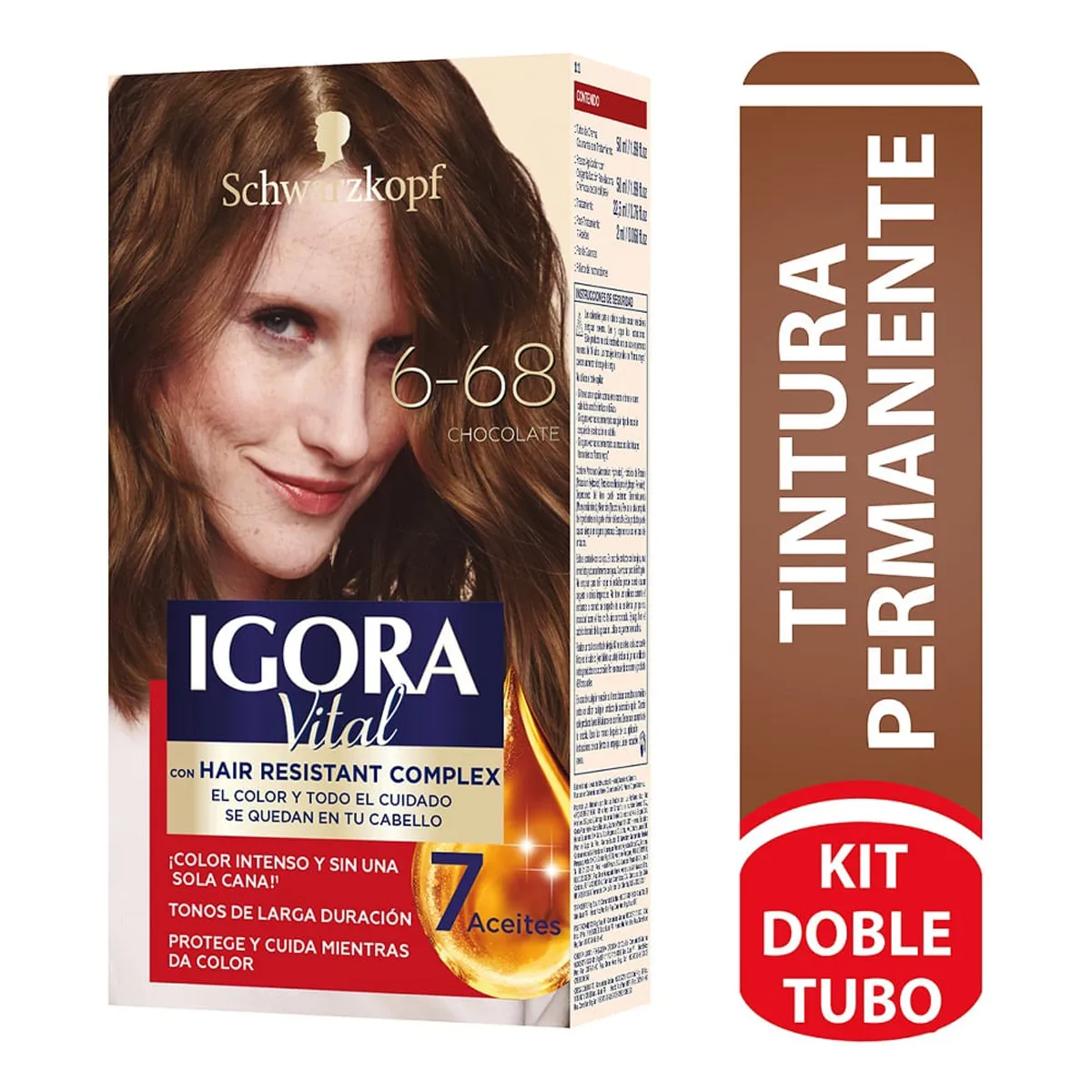 IGORA - Tinte Igora Vital Permanente 6-68 Chocolate Dt