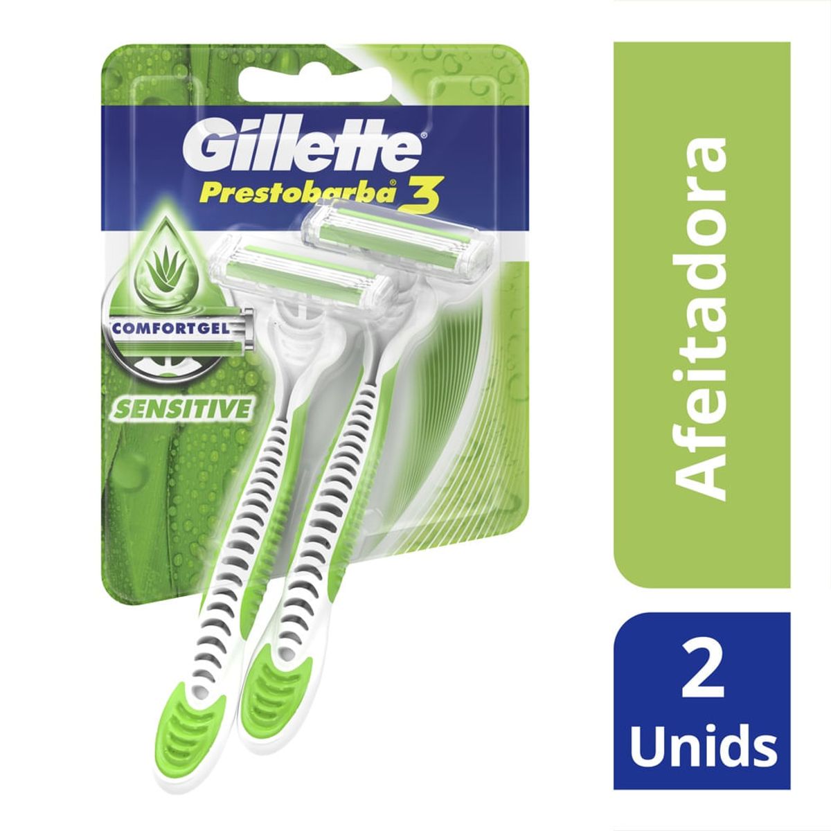 GILLETTE - Gillette Prestobarba Sense Care X 2 Und