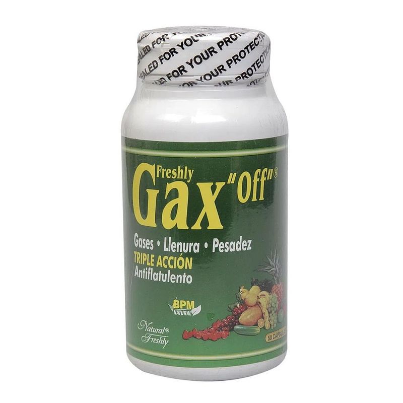 NATURAL FRESHLY - Gax Off Caja X 50 Capsulas  Natural Freshly