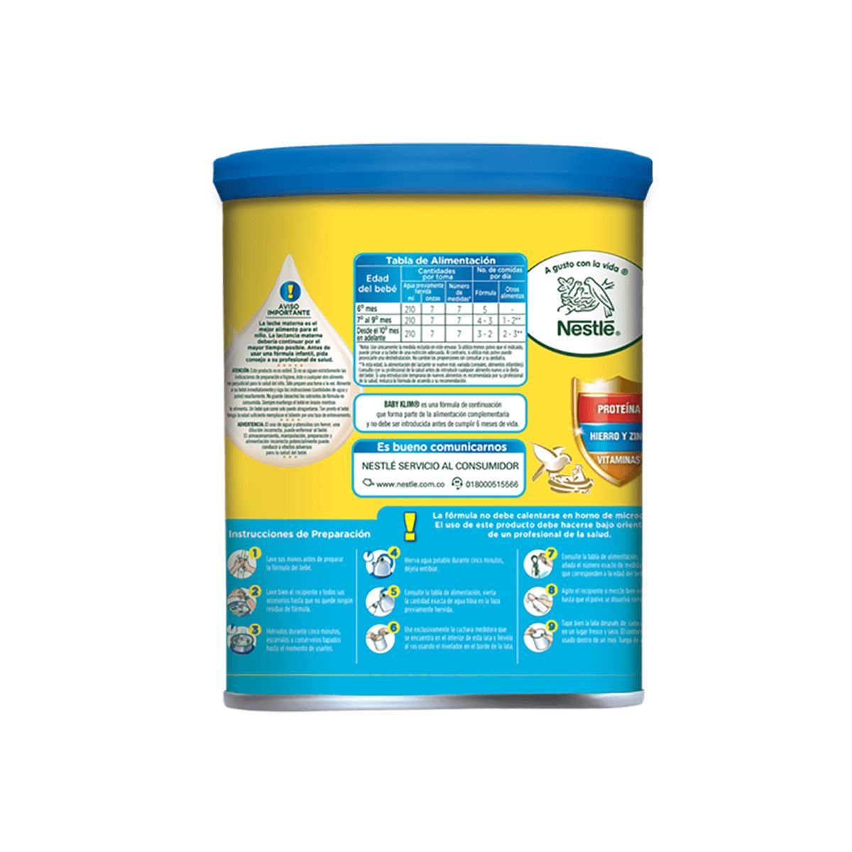 GENERICO - Formula Infantil Baby Klim Etapa 2 De 6-12m X 800gr