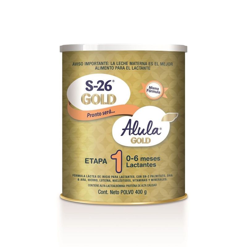 GENERICO - Formula Infantil S-26 Alula Gold Etapa 1 0-6m X 400g