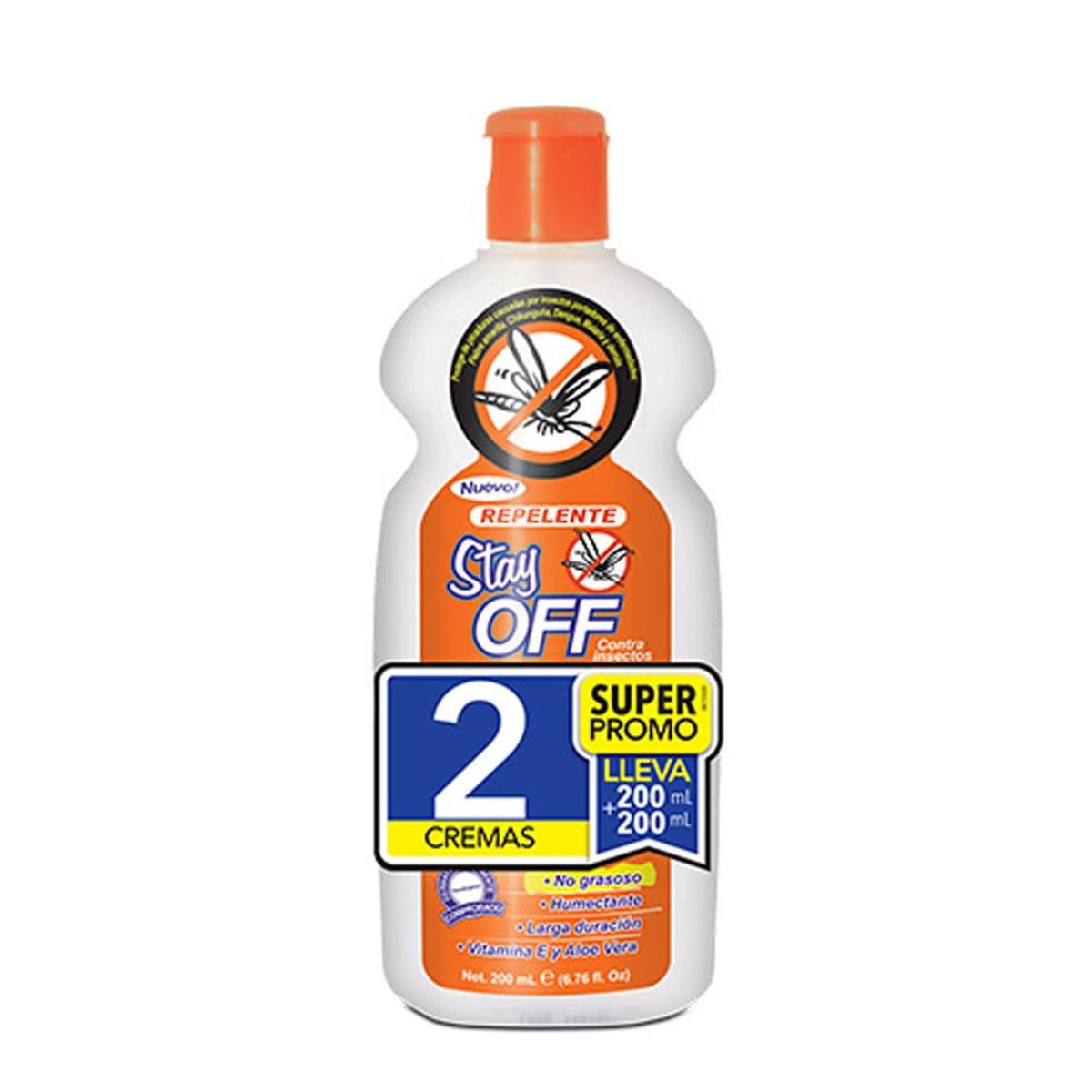 STAY OFF - Repelente Stay Off Crema Adultos 2 X 200ml