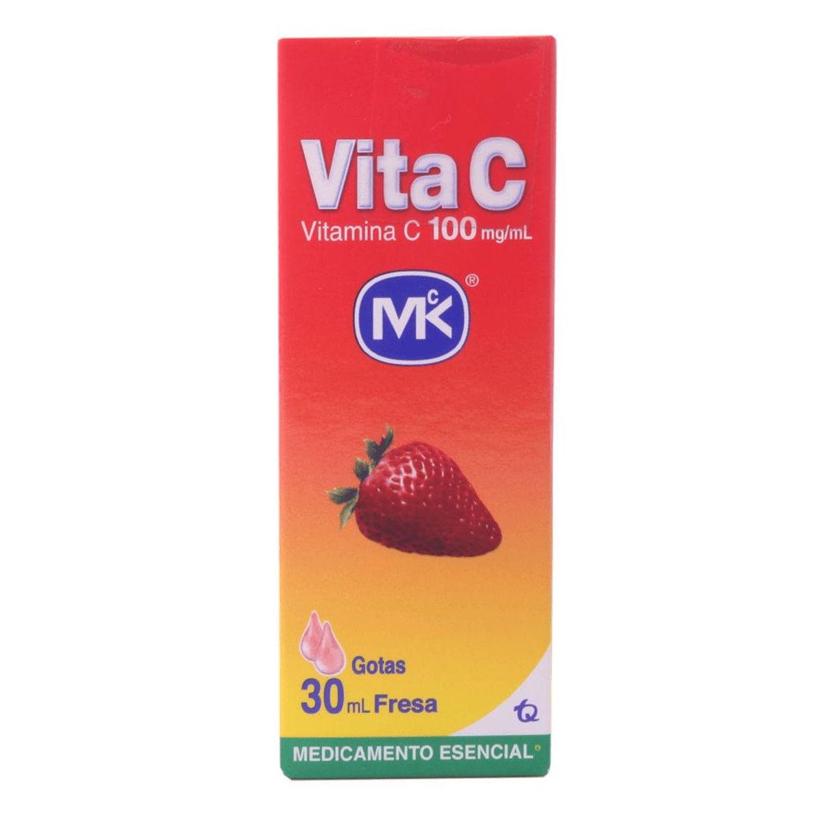 GENERICO - Vita C Mk 100mg Fresa Frasco X 30 Mlt
