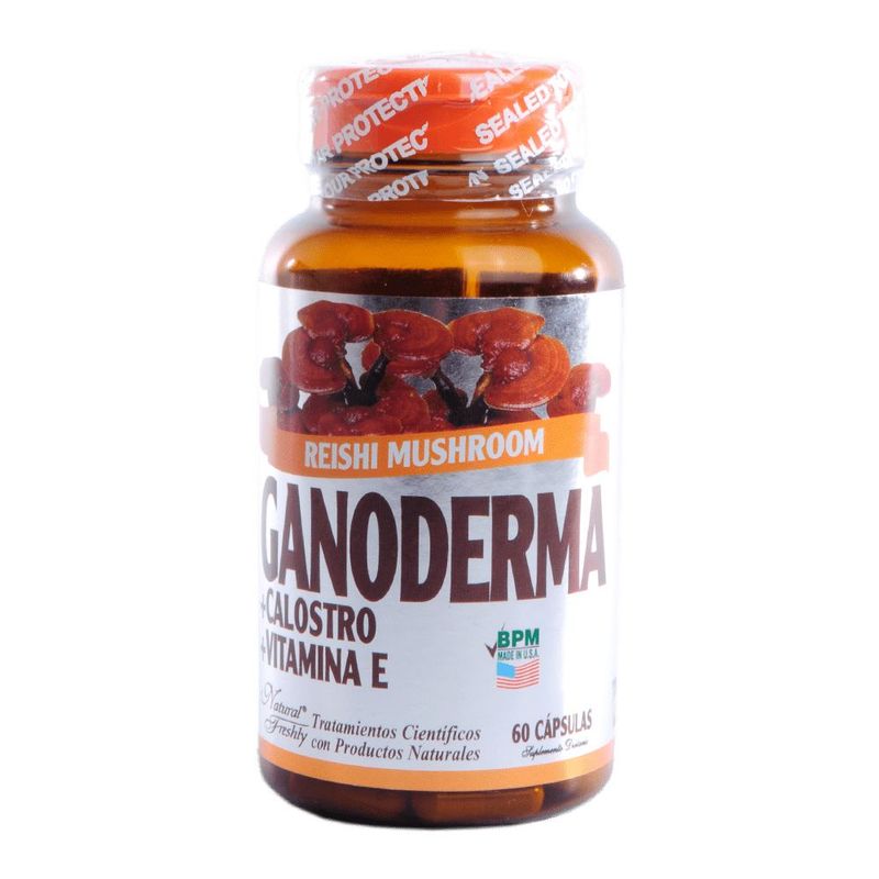 NATURAL FRESHLY - Ganoderma+calostro+vitamina E X60 Ca