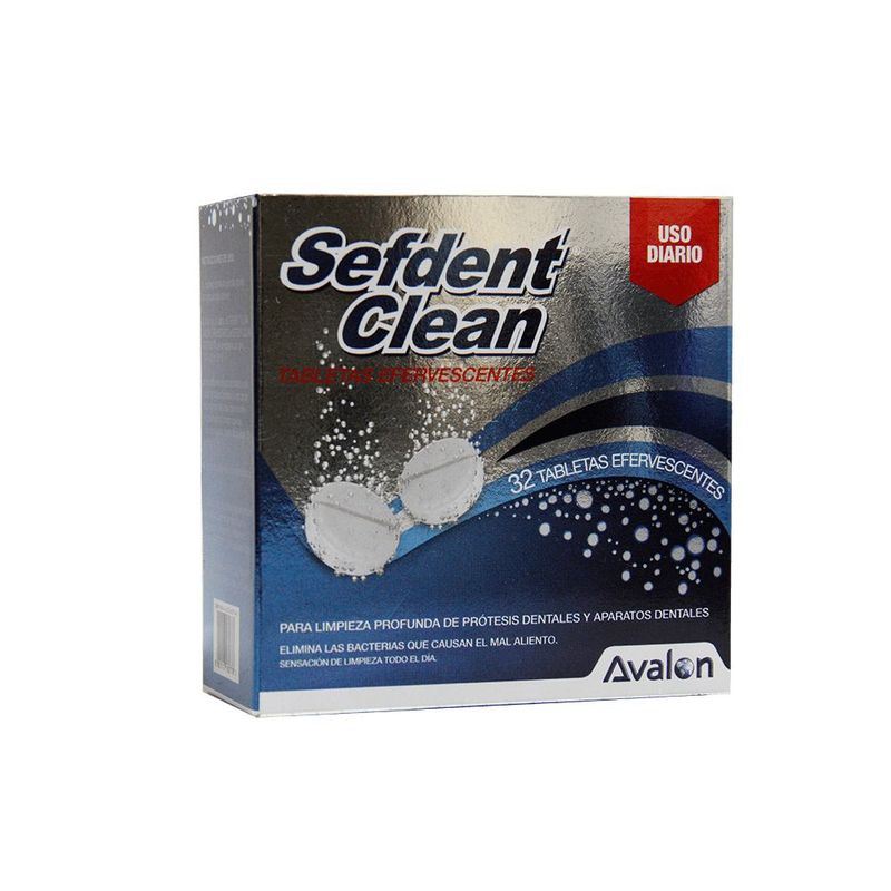 GENERICO - Tabletas Efervescentes Sefdent Prótesis X 32