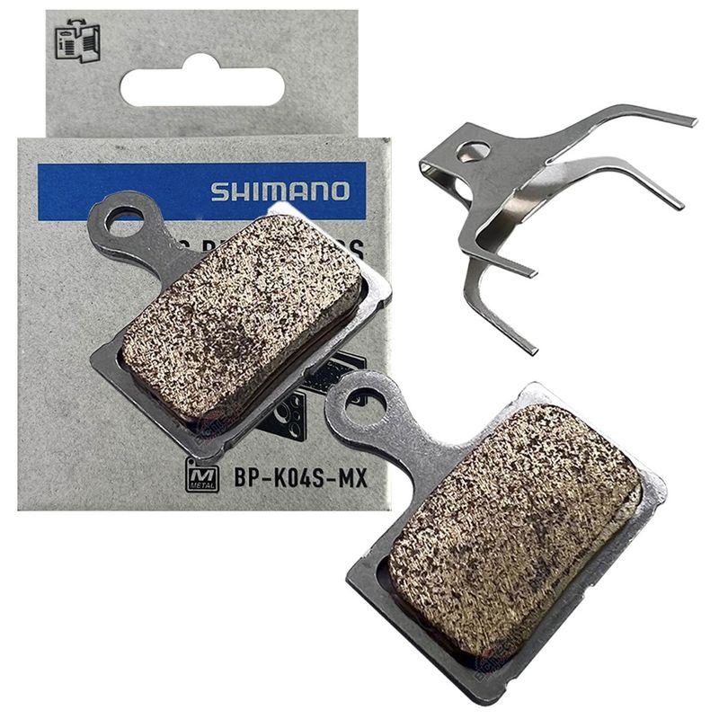 SHIMANO - Pastillas Freno Bicicleta Ruta Shimano K04s Metálicas Ruta