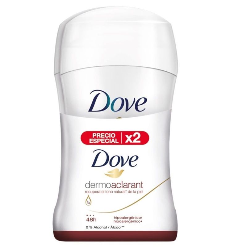 DOVE - Oferta Desodorante Dove Dermoaclarant Barra 50g X 2und Preci