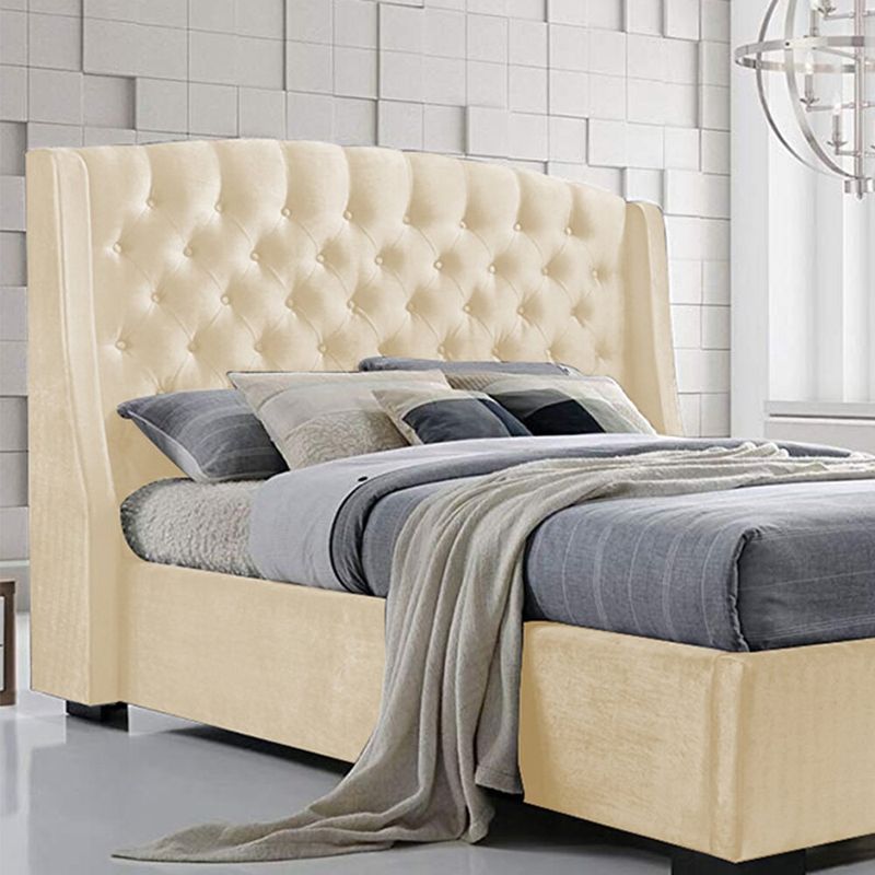 EKONOMODO COLOMBIA - Base cama con Espaldar Doble en pino Italia Taupe 140x190 cm