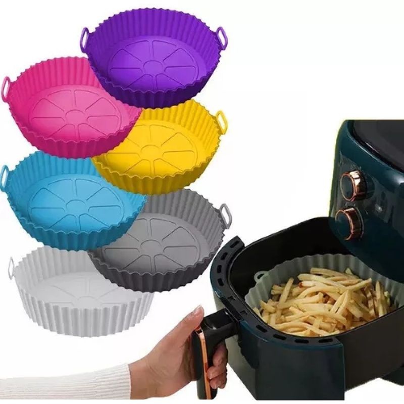 THE HOUSETRONICS - 3x Moldes Protector Para Freidora Air Fryer Silicona