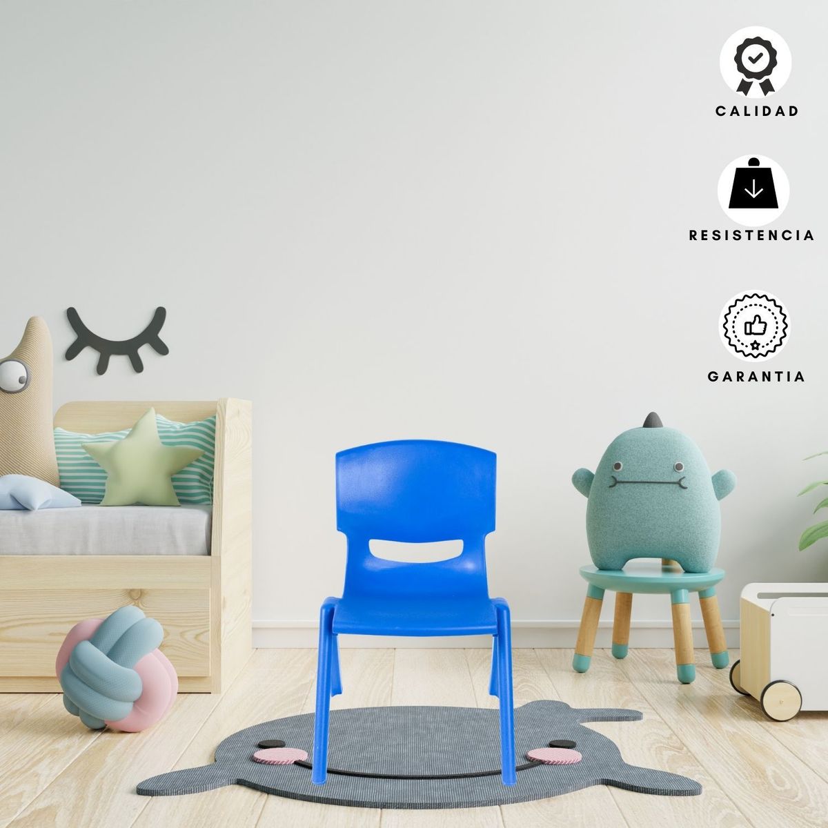 EKONOMODO COLOMBIA - Silla Infantil Andy Azul