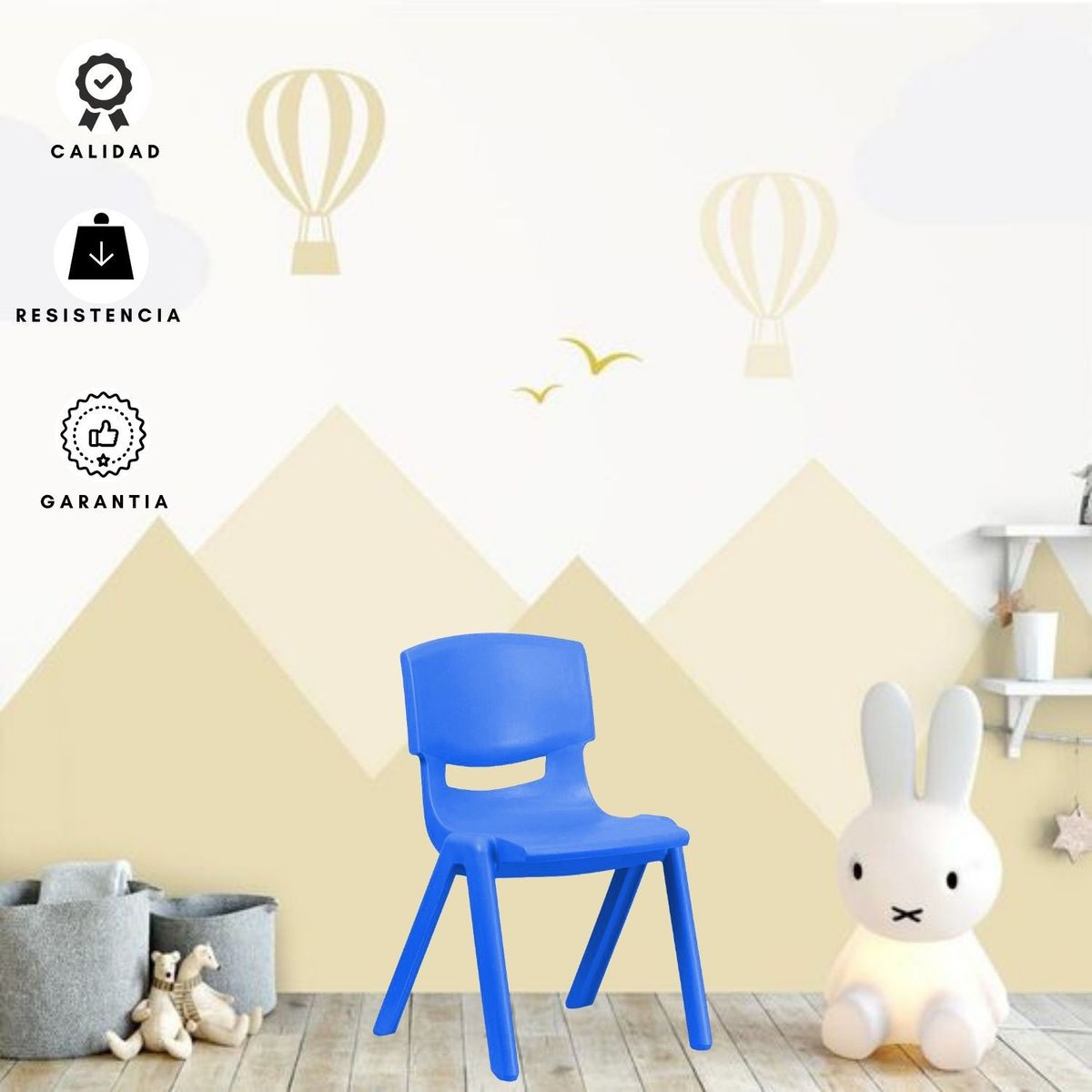 EKONOMODO COLOMBIA - Silla Infantil Andy Azul