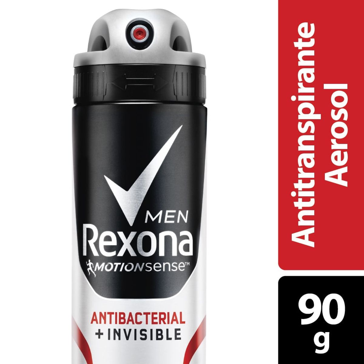 REXONA - Desodorante Rexona Antibacterial Invisible Men Spray X 90g