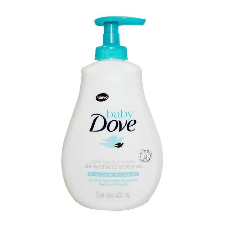 DOVE - Jabon Dove Baby Liquido Humectante Enriquecida X 400ml