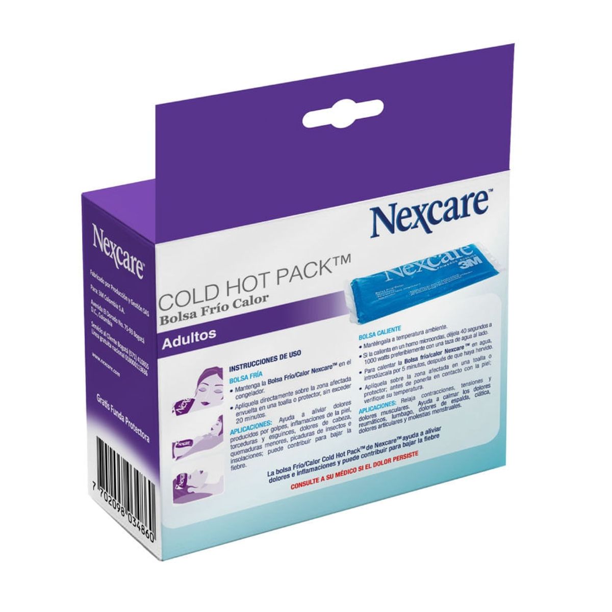 NEXCARE - Bolsa Grande Gel Frio/calor Microondas