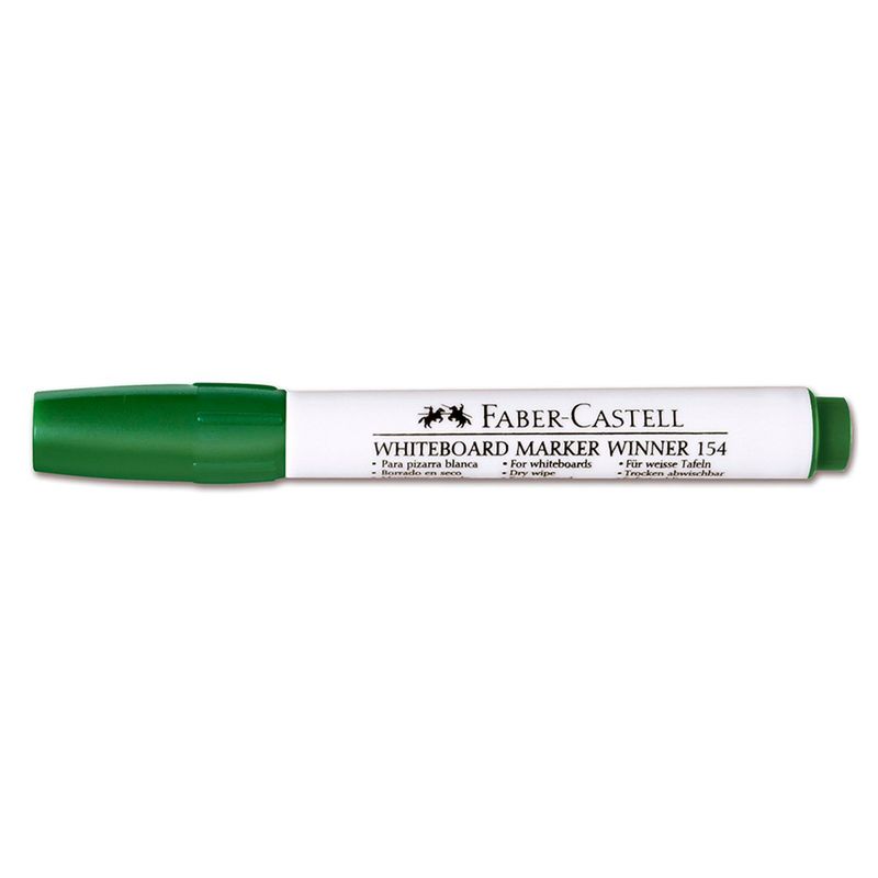 FABER CASTELL - Marcador Borrable Para Tablero Faber Castell Color Verde