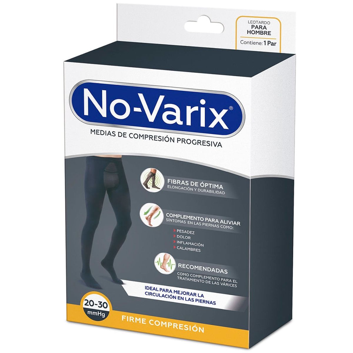 NO VARIX - Leotardo Hombre No Varix 20-30 Azul Talla L