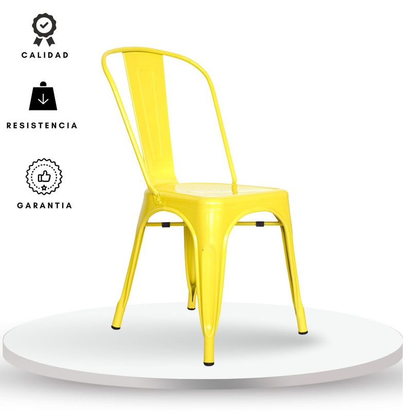 EKONOMODO COLOMBIA - Silla comedor turca Amarilla