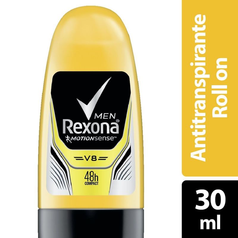 REXONA - Desodorante Rexona V8 Men Roll On X 30ml.---
