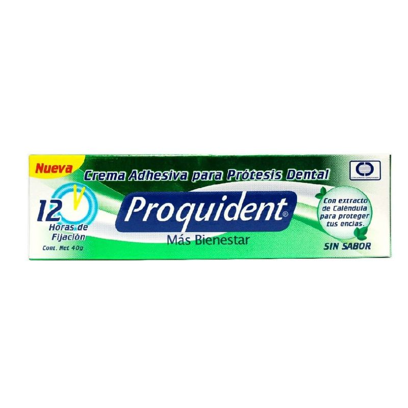 PROQUIDENT - Crema Adhesiva Proquident Protesis Sin Sabor 40gr