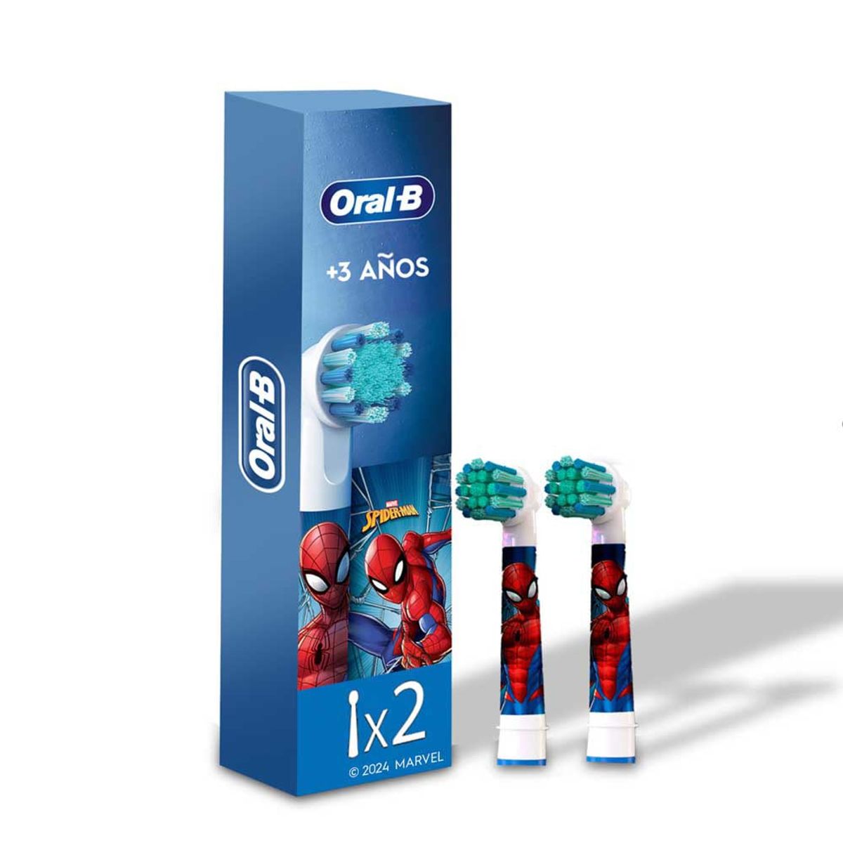 ORAL B - Oral-B Marvel Spider-Man Cabezal Cepillo Eléctrico X 2Und