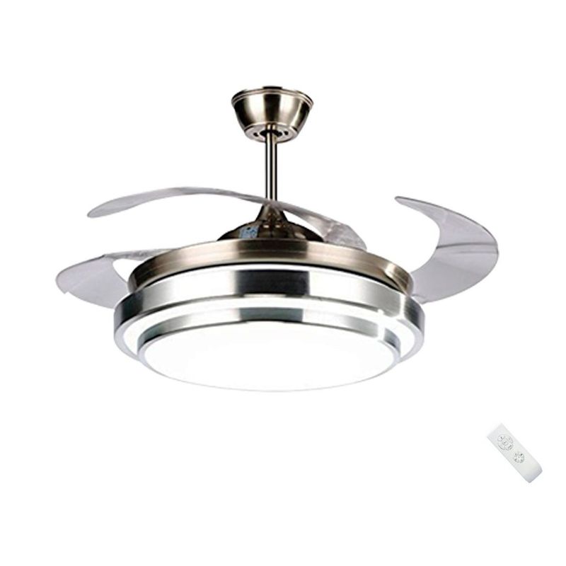 SANKEY - Ventilador de Techo Aspas Retráctiles Control Remoto y Lámpara Sankey