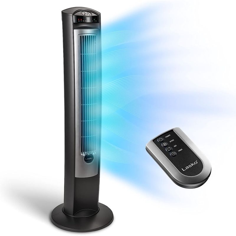 LASKO - Ventilador de Torre Silencioso a Control Remoto Lasko 42 Pulg