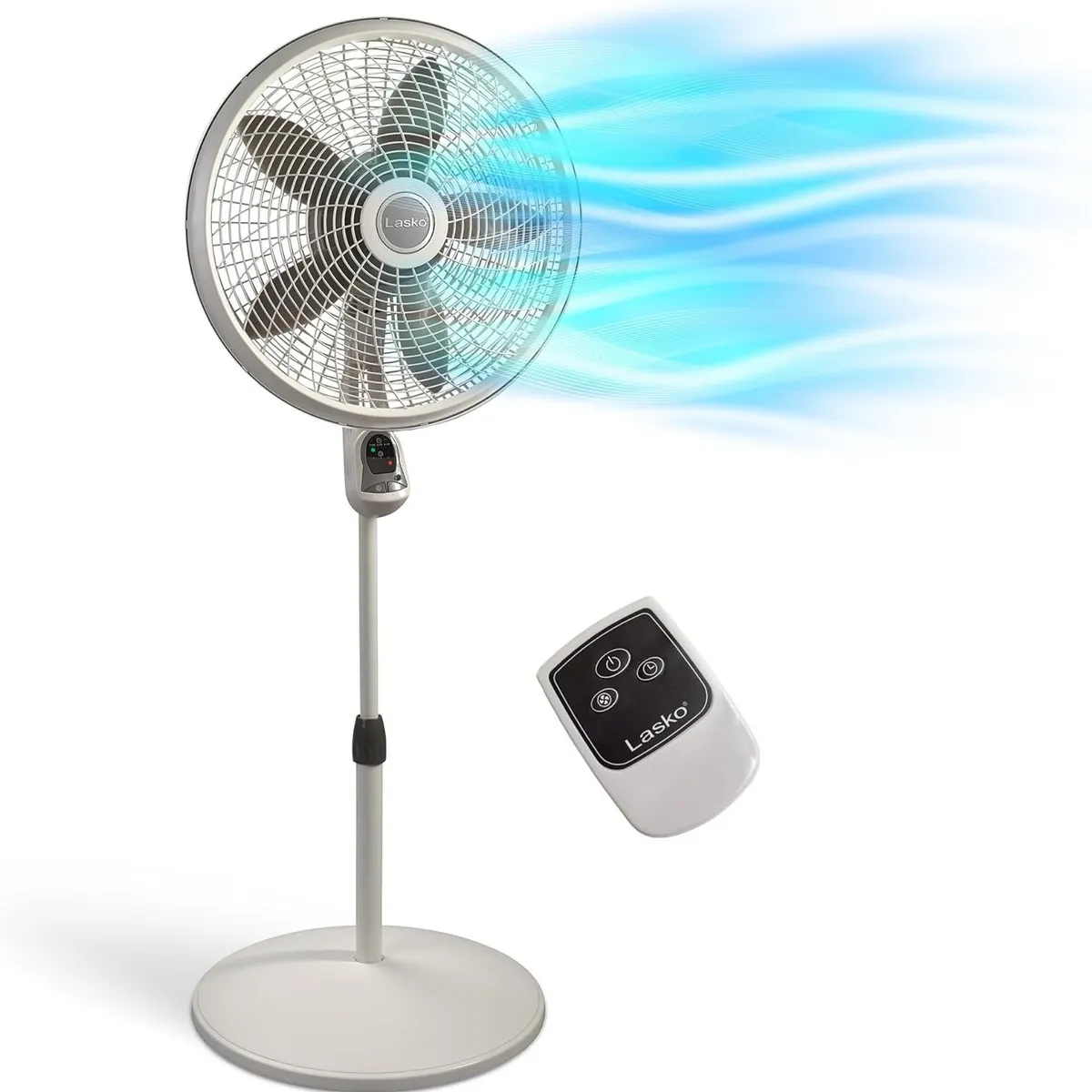 LASKO - Ventilador Americano Lasko de 18 Pulgadas a Control Remoto - Blanco