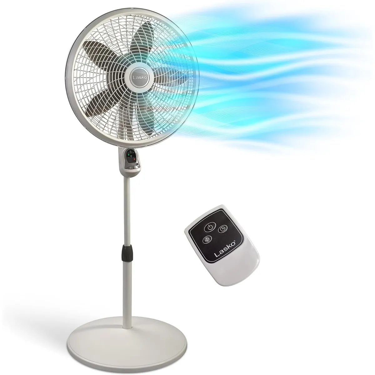 LASKO - Ventilador Americano Lasko de 18 Pulgadas a Control Remoto - Blanco