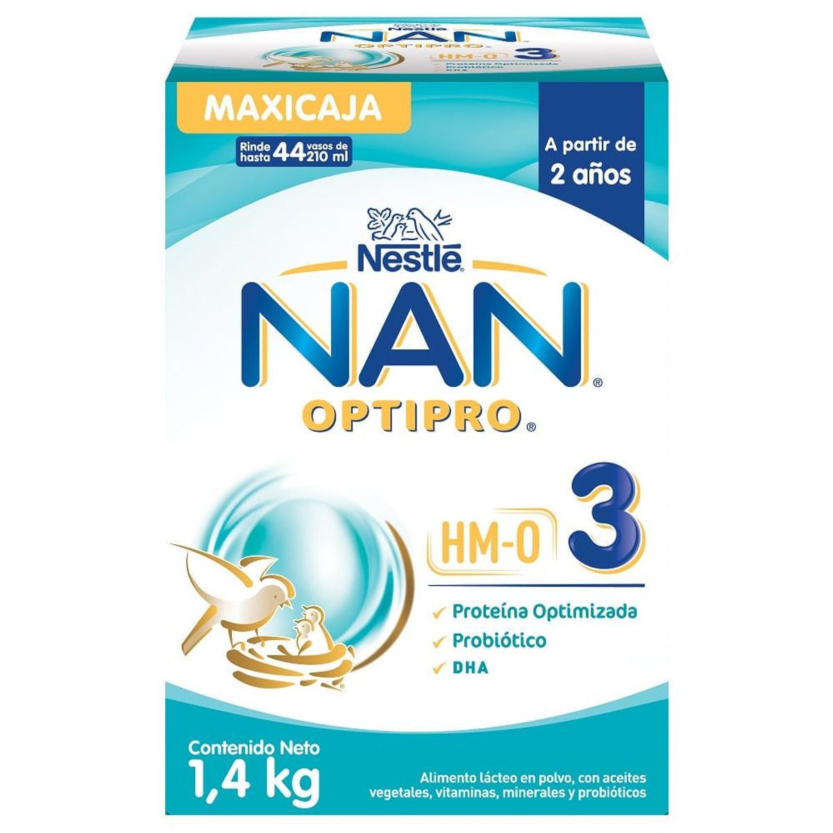 GENERICO - Formula Infantil Nan Optipro Hm-o 2a Etapa 3 X 1400g