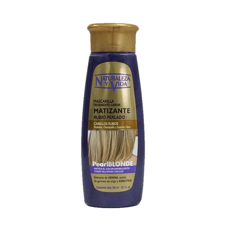 NATURALEZA Y VIDA - Tratamiento Naturaleza & Vida Mascarilla Matizante Rubio Per.---