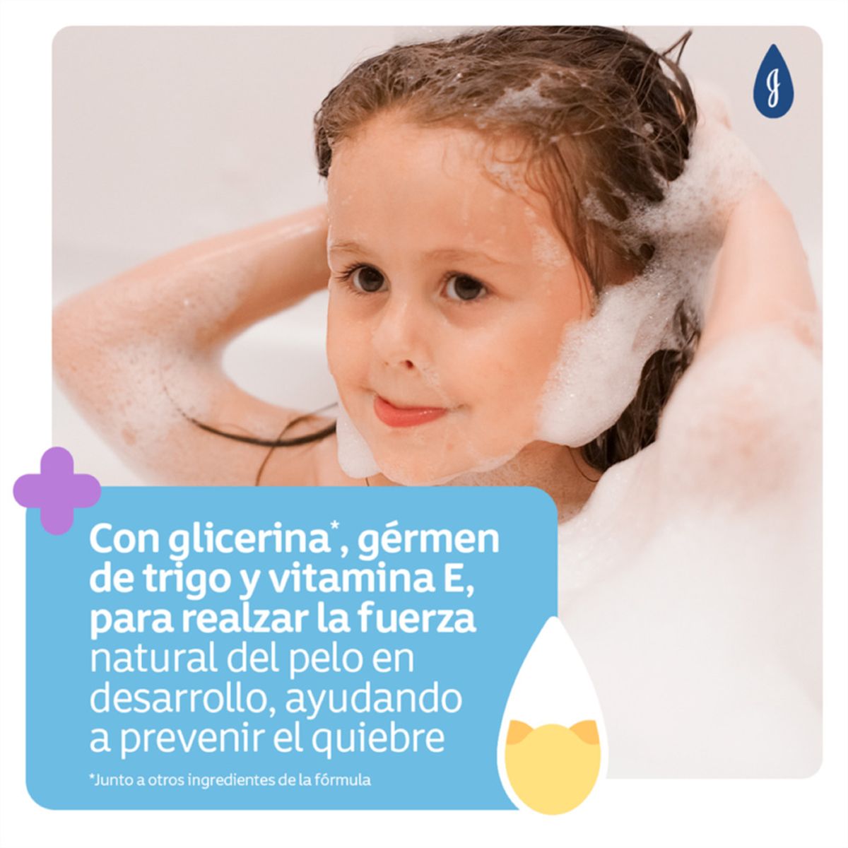 JOHNSON'S BABY - Shampoo Johnsons Baby Fuerza Y Vitamina X 750ml