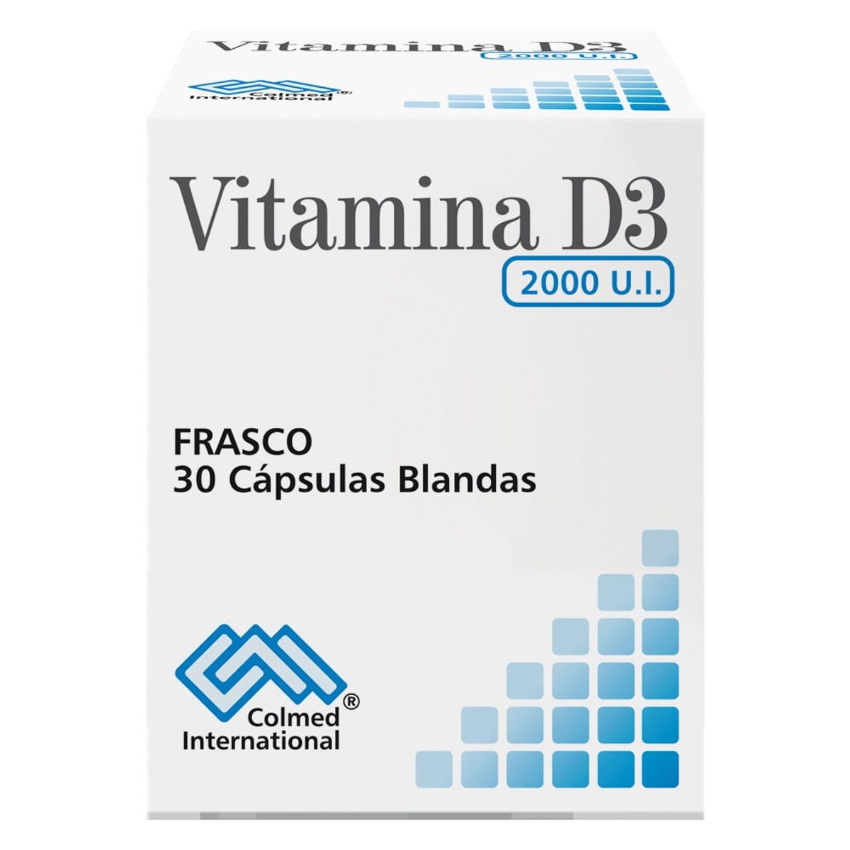 COLMED - Vitamina D3 Colmed 2000 U.i X 30cápsulas Blandas