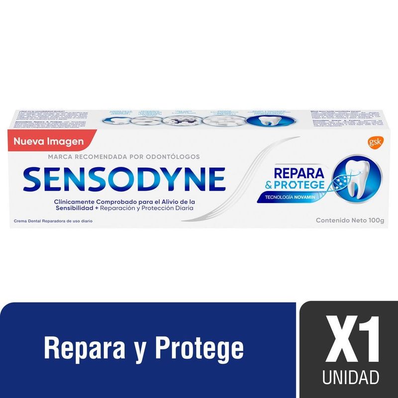 SENSODYNE - Crema Dental Sensodyne Repara Y Protege X 100 g