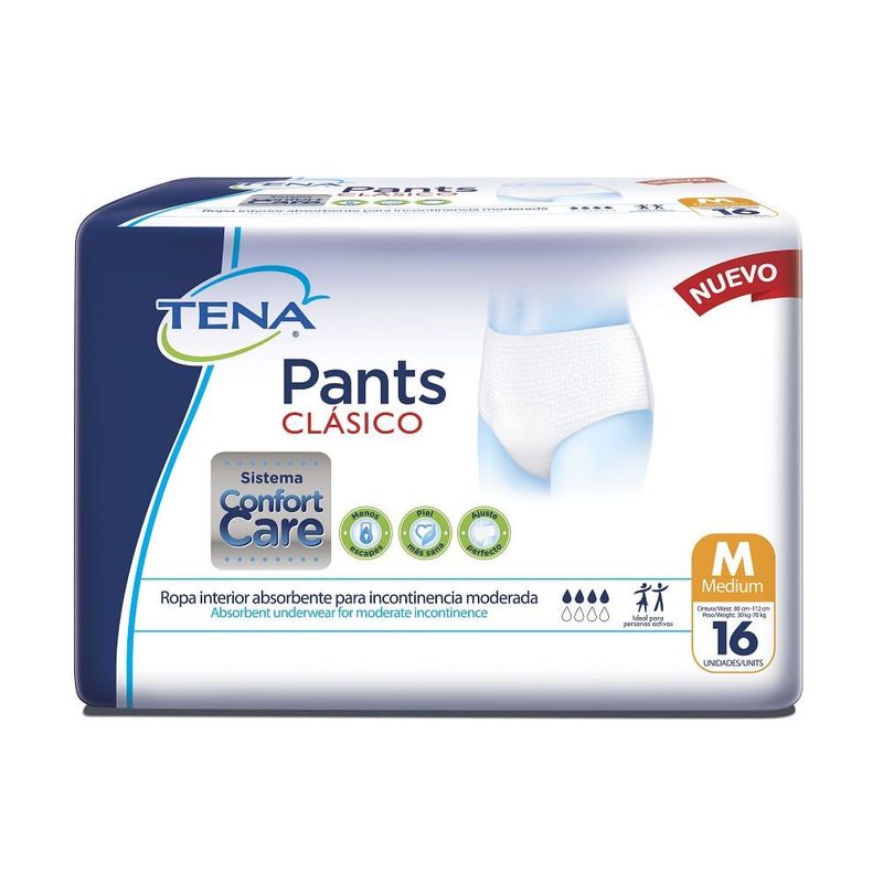 TENA - Pants Adulto Tena Clasico Medium X 16und