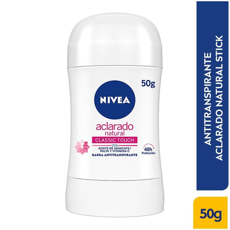 NIVEA - Desodorante Nivea Barra Aclarado Natural X  43g