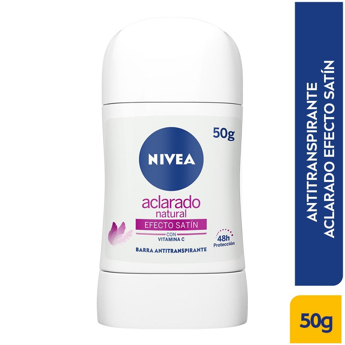 NIVEA - Desodorante Nivea Aclarado Satin Barra X 50g