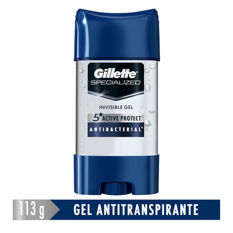 GILLETTE - Desodorante En Gel Gillette Antibacterial X 113gr.---