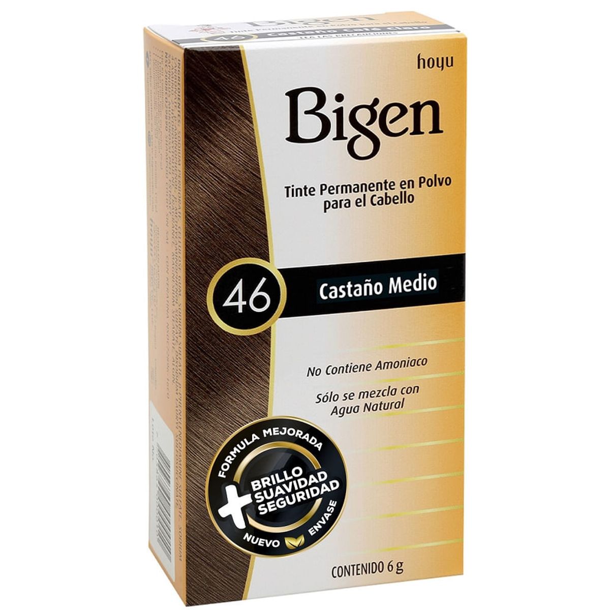 BIGEN - Tinte Bigen 46 Castaño Medio X 6g