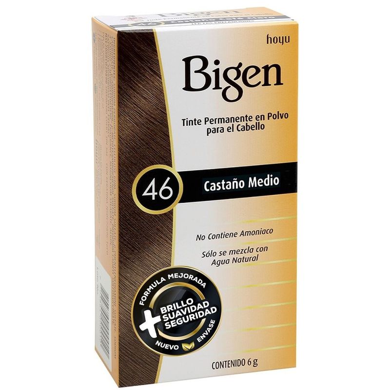 BIGEN - Tinte Bigen 46 Castaño Medio X 6g